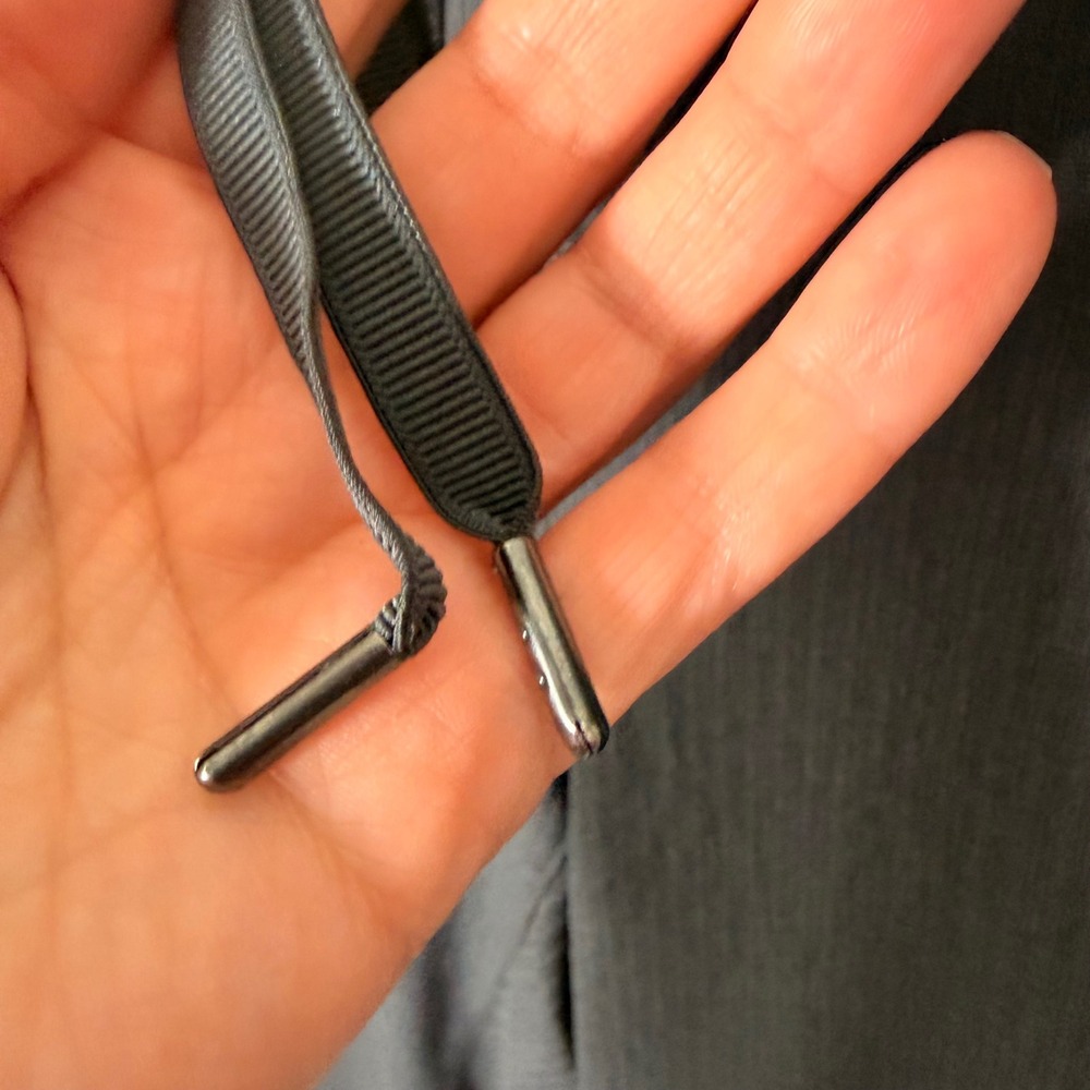 Athleta Wide Leg Stretch Lightweight Charcoal‎ Pants (10) Athleisure Casual - Picture 6 of 14